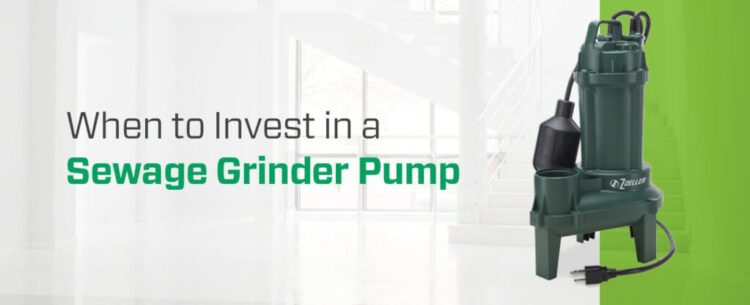 When to Invest in a Sewage Grinder Pump image